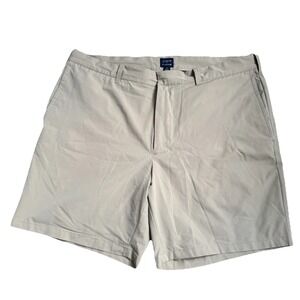 J Crew Shorts Mens Size 35 Beige Khakis Pockets Chino Lightweight Stretch Preppy
